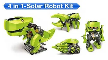 4 in 1 Solar Robot Kit - (Unbox, Build & Review)