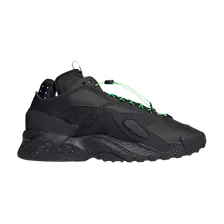 Кроссовки Adidas Streetball 'Black Solar Green'