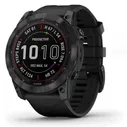 Купить Garmin Fenix 7X Sapphire Solar Black DLC titanium whit black band в Краснодаре