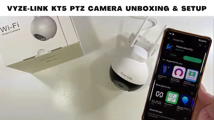Vyze Link KT5 PTZ Camera Unboxing and Setup