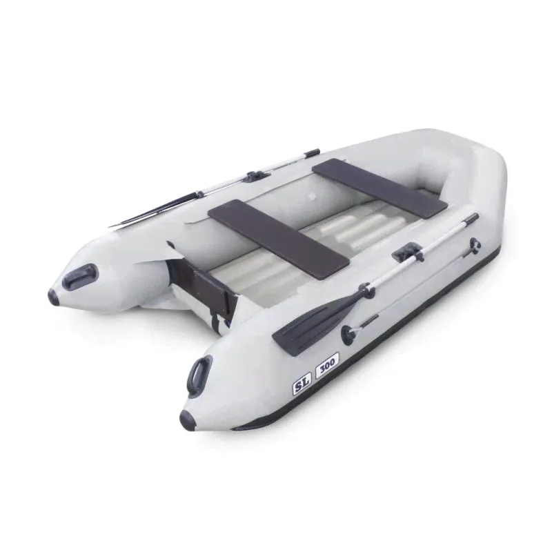 Лодка надувная ПВХ Solar-300 SL, НДНД, серый-0
