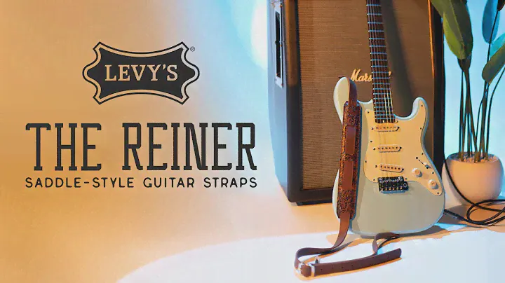 Levy’s REINER Series Leather Guitar Straps