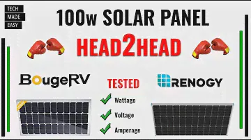 🥊 Солнечная панель Head2Head BougeRV 100 Вт и солнечная панель Renogy 100 Вт. Подробный обзор плюс тестирование