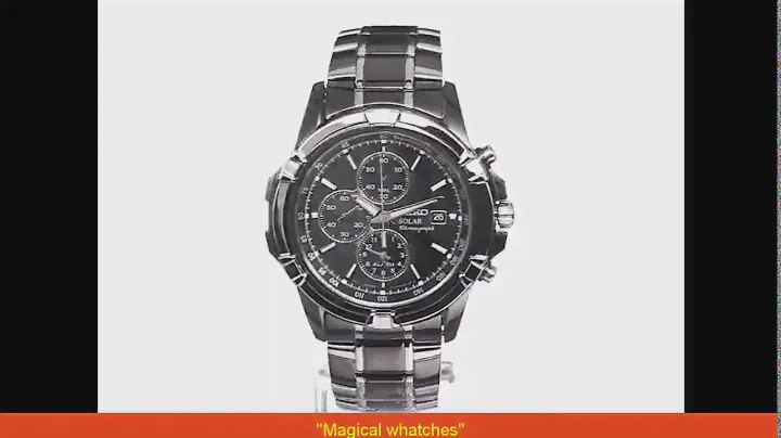 Seiko Men's SSC143 Stainless Steel Solar Watch with Link Bracelet