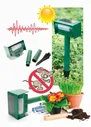Прибор для отпугивания животных ультразвуковой на солнечной батарее (solar ultrasonic powered animal repeller)