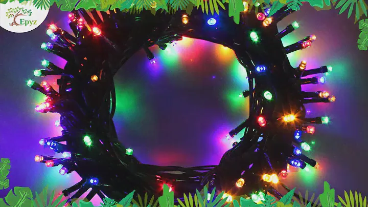solar string bulb light Multicolour | Epyz Solar String Light | Christmas Lights Waterproof Gardens