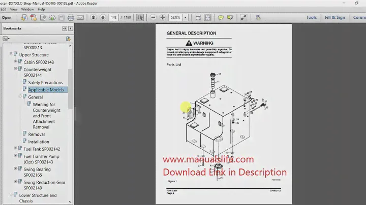 Doosan Workshop  Service Repair Manual Download