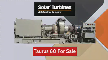 Solar Turbines Taurus 60 Dual Output Generator And Compressor Out Turbine Package For Oil And Gas