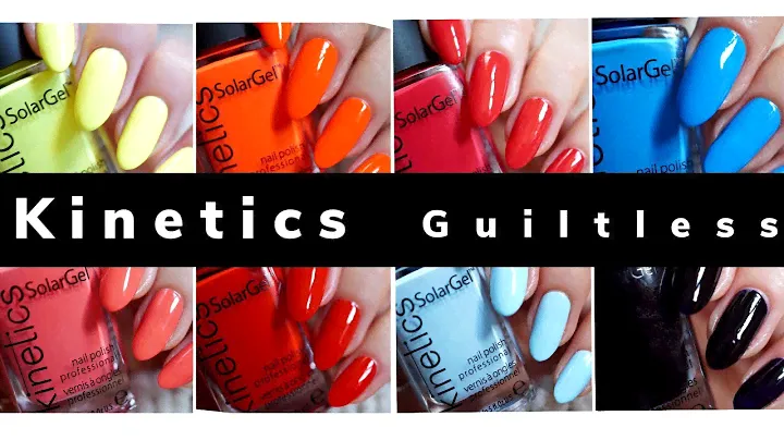 Kinetics Guiltless summer 2020 live swatch & review