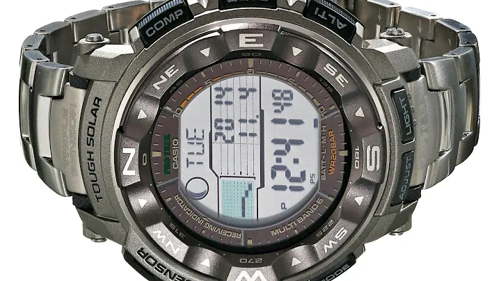 Casio Men's PRW 2500T 7CR-Pro Trek Tough Solar Digital Sport Watch