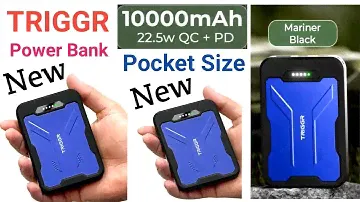 TRIGGR Pocket Size Power Bank 10000 mAh 22.5 W