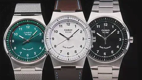 Классические Casio на солнечной энергии MTP-RS105