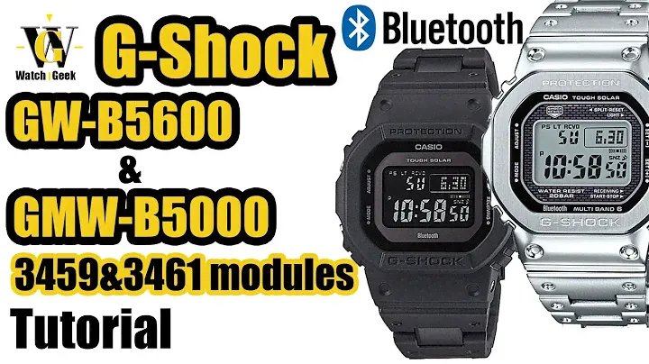 GW-B5600 & GMW-B5000 - tutorial on how to setup and use all the functions