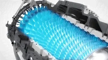 Осевая газовая турбина Siemens SGT-750