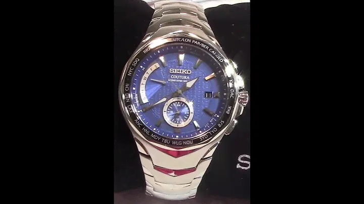 Review Stunning Seiko Coutura SSG019 $595 Radio Sync blue Watch SSG022 SSG009 SSG010 SSG020 SSG021