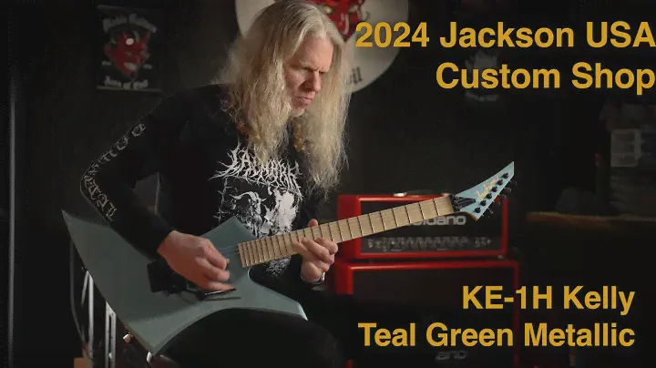 Jackson USA Custom Shop KE-1H Kelly Teal Green Metallic 2024 + Demo with @jeffloomisofficial