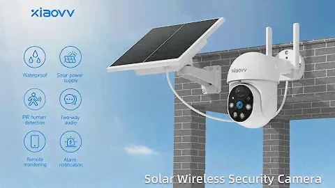 xiaovv solar security camera p6 Unboxing video