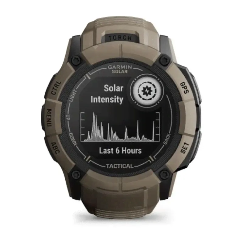 Часы Garmin INSTINCT 2x Solar Tactical Coyote-tan-2