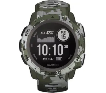 Часы для спорта Garmin Instinct Solar Camo Lichen