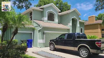 Before Tint Man inc installed Xpel Super Solar 20% Bronze Window Film on this House in Orlando, FL