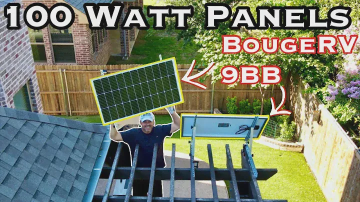 BougeRV 100 watt Solar Panels: 5 Day Test : Are they worth it???