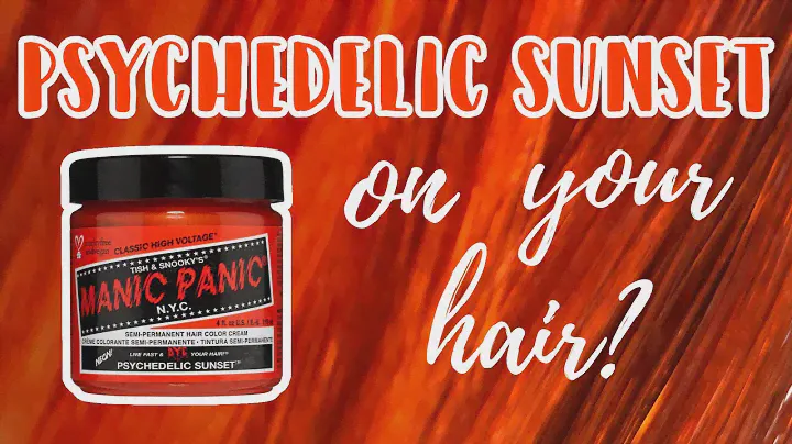 Manic Panic PSYCHEDELIC SUNSET | Hair Level Swatches