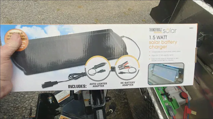 Will it WORK? Harbor Freight $14 99 Solar Battery Charger
