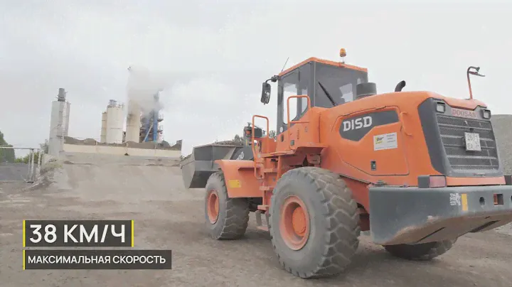 Фронтальный погрузчик DOOSAN SD 300 Полный обзор