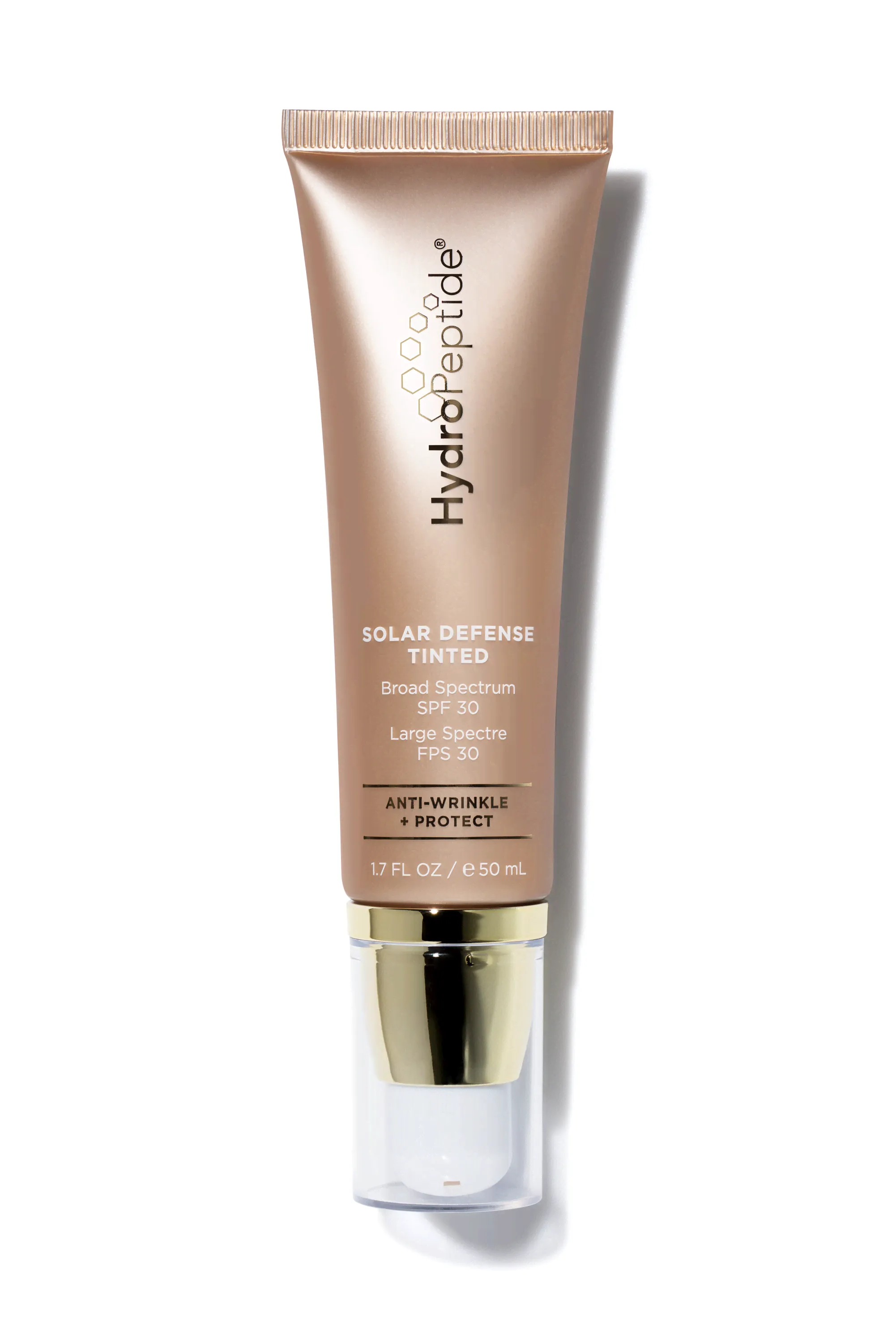 HYDROPEPTIDE SOLAR DEFENSE TINTED SPF 30, Увлажняющий и выравнивающий крем для лица с тоном 50 МЛ-0