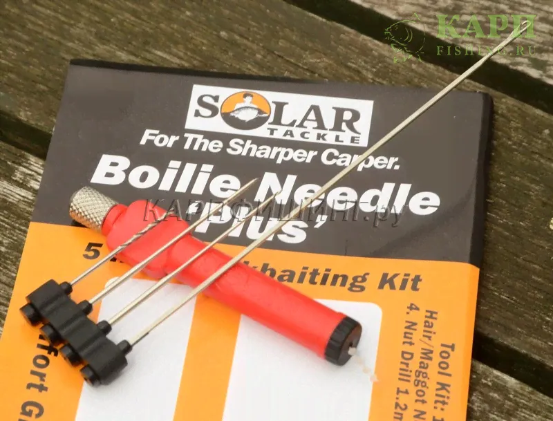 Набор инструментов SOLAR Boilie Needle KIT-0