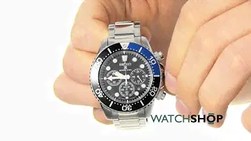 Seiko Men's Prospex Chronograph Solar Powered Watch (SSC017P1)