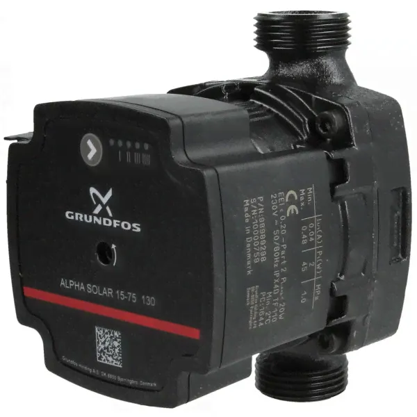 Насос циркуляционный ALPHA SOLAR 15-75 130 Grundfos