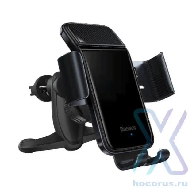 Автомобильный держатель BASEUS Smart Solar Power Wireless, на солнечных батареях, черный SUZG000001 6932172600778 (МСК) оптом-0