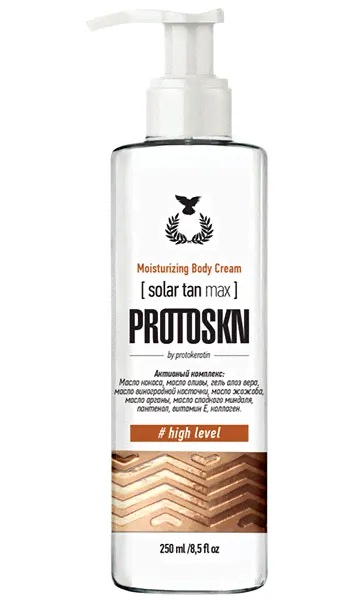 PROTOKERATIN Крем увлажняющий с эффектом загара 5% для тела / Moisturizing body cream solar tan max 5% 250 мл-0