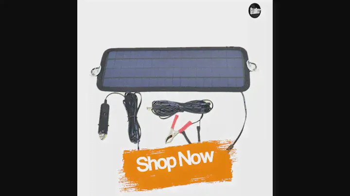 4.5W 12V Portable Solar Battery Charger for Car / Ship