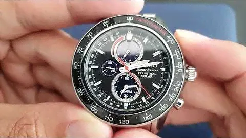 Configurações Seiko Sportura SSC357P1 Calibre V198