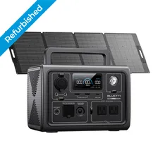 BLUETTI EB3A 600W Power Station 268Wh LiFePO4 Generator +120W/200W Solar Panel