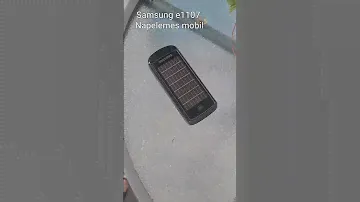 Egy napelemes mobil. Samsung e1107