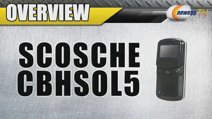 SCOSCHE CBHSOL5 solVUE Solar Powered Bluetooth Speakerphone Overview - Newegg TV