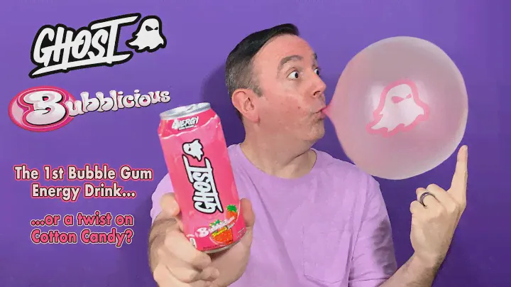 Ghost Bubblicious Energy Drink Product Review; Is it really a Bubble Gum energy drink? Cotton Candy?