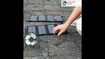 Portable 20W Solar Charger Panel | www.ourtidyhome.com