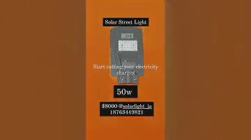 50W Solar Street Light