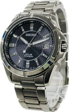 Seiko Solar Titanium V145-0AX0 Date Indicator Mens Quartz Watch A303