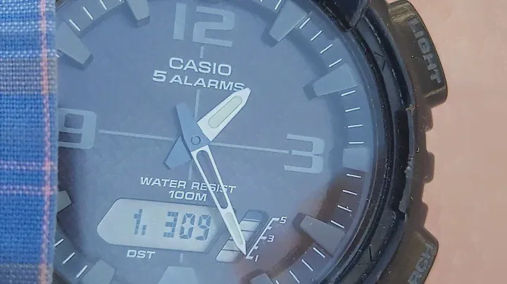 Casio tough solar after sleeping AQ-S810W-1A2