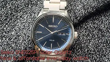 Seiko SNE525P1 Solar Quartz - nice & affordable beater watch