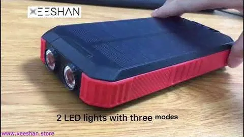 Solar Power Bank 30000 mAH 6 in 1
