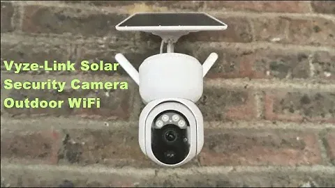 VYZ-PT3 - Vyze-Link WiFi Solar Security Camera Outdoor Wireless