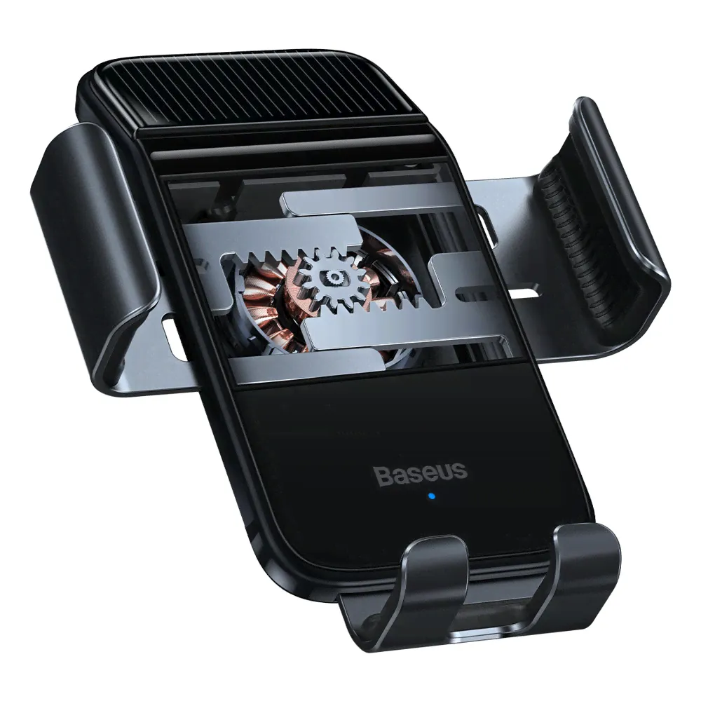 Автомобильный держатель на солнечных батареях Baseus Smart Solar Power Wireless Car Mount Electric Holder-2