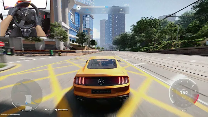 Ford Mustang GT - Test Drive Unlimited Solar Crown | Steering wheel gameplay