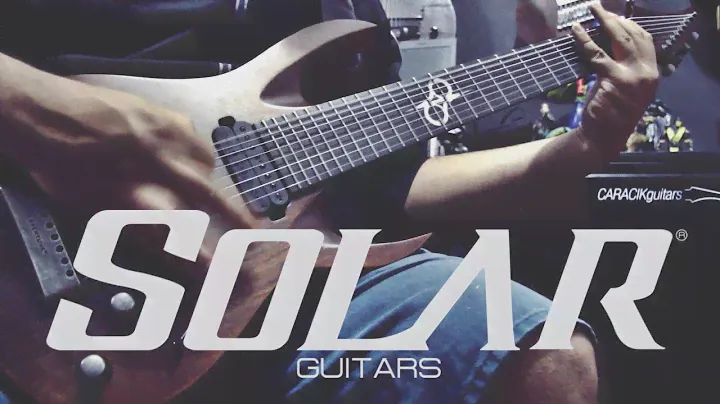 SOLAR A1.8D LTD – AGED NATURAL MATTE 8 STRING/8 CORDAS - Michel Oliveira